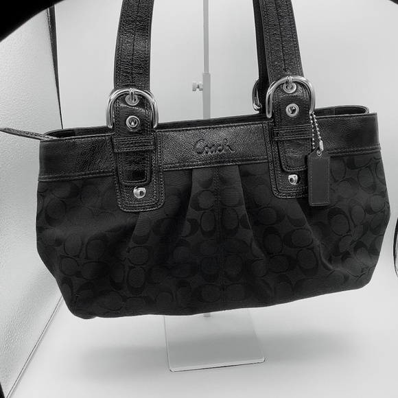 Coach Vintage Satchel Bag #F13742 in Black. In Great Condition - Picture 1 of 14